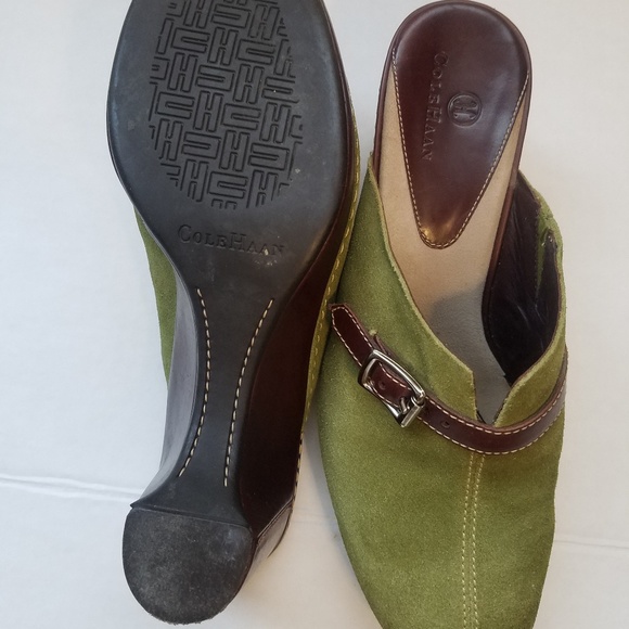 Cole Haan Suede leather wedge Mule - Picture 4 of 5
